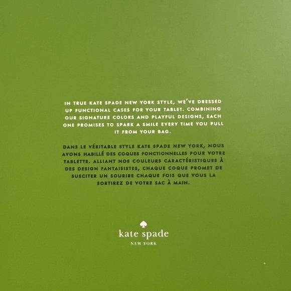 Kate Spade IPad mini folio hard case - Picture 9 of 10